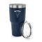 Elephant 30 oz Stainless Steel Ringneck Tumblers - Navy - LID OFF