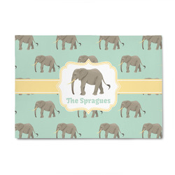 Elephant 4' x 6' Indoor Area Rug (Personalized)