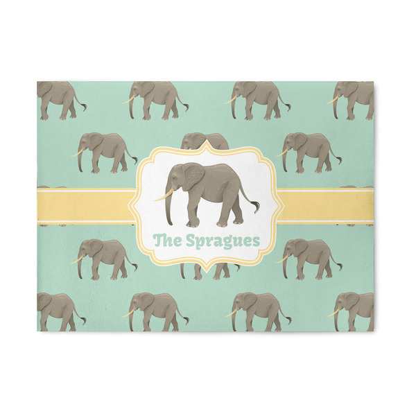 Custom Elephant 5' x 7' Indoor Area Rug (Personalized)