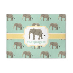Elephant 5' x 7' Patio Rug (Personalized)