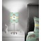 Elephant 7 inch drum lamp shade - in room