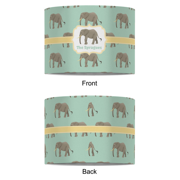 Elephant 8" Drum Lampshade - APPROVAL (Fabric)