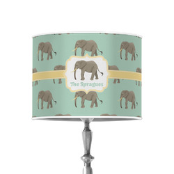 Elephant 8" Drum Lamp Shade - Poly-film (Personalized)