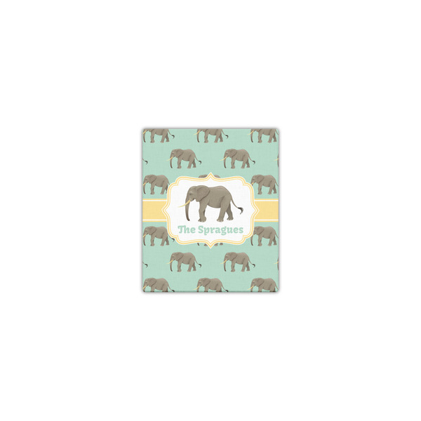 Custom Elephant Canvas Print - 8x10 (Personalized)