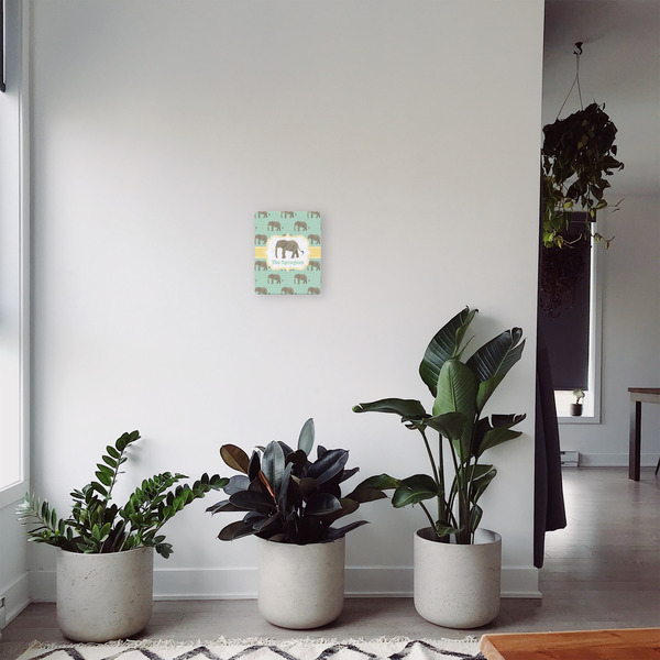 Elephant 8x10 - Canvas Print - In Context