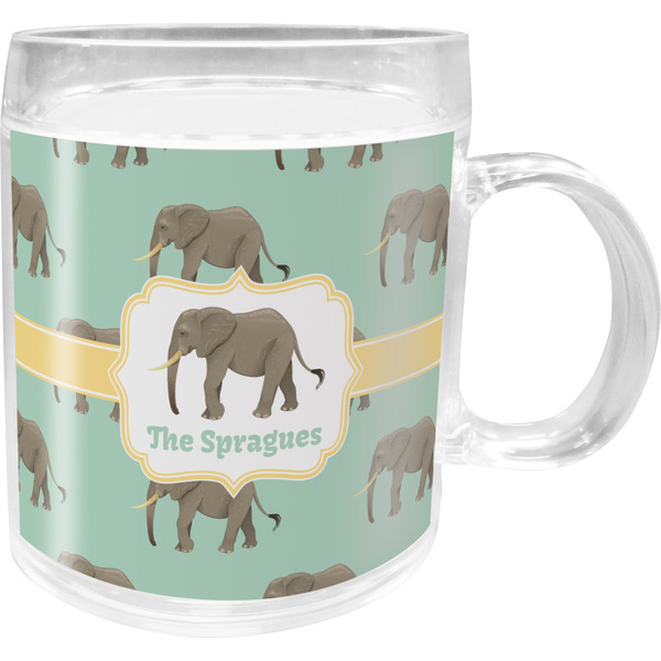 Custom Elephant Acrylic Kids Mug (Personalized)