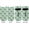 Elephant Adult Ankle Socks - Double Pair - Front and Back - Apvl