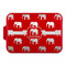 Elephant Aluminum Baking Pan - Red Lid - FRONT