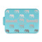Elephant Aluminum Baking Pan with Teal Lid (Personalized)