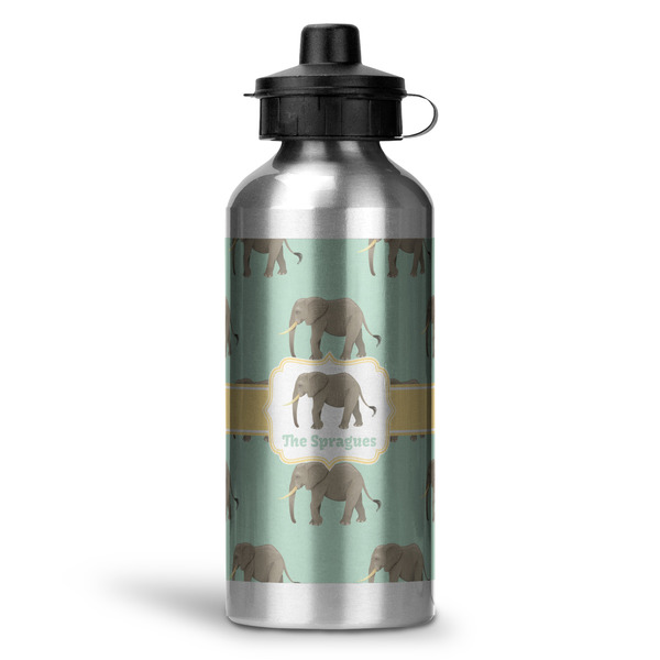 Custom Elephant Water Bottle - Aluminum - 20 oz (Personalized)