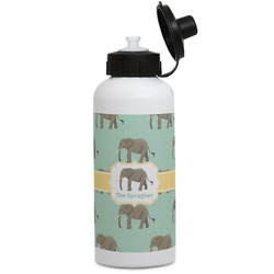 Elephant Water Bottles - Aluminum - 20 oz - White (Personalized)