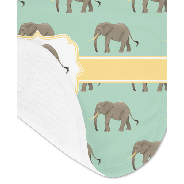 Elephant Baby Bib - AFT detail