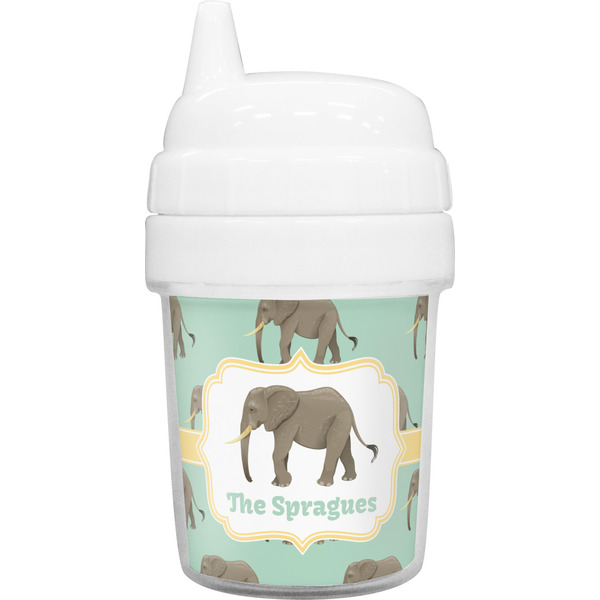 Custom Elephant Baby Sippy Cup (Personalized)