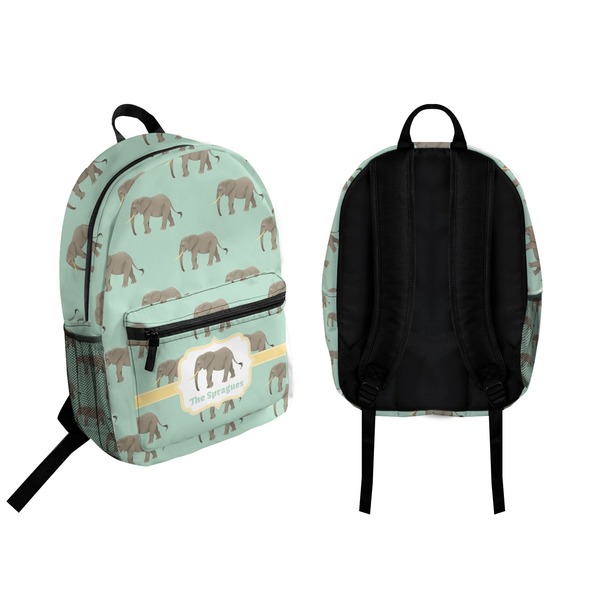 Elephant Backpack front and back - Apvl