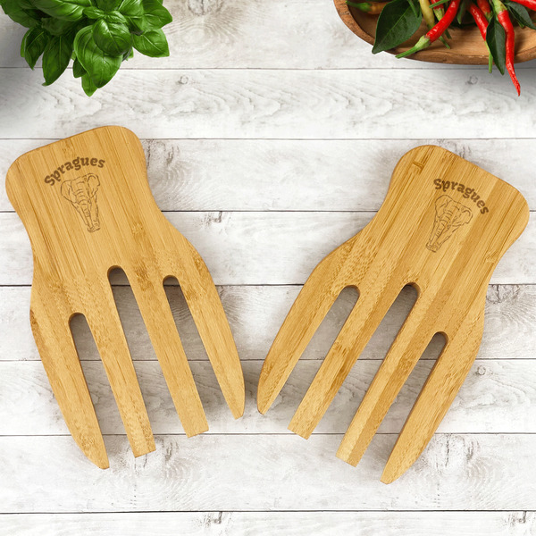 Elephant Bamboo Salad Hands - LIFESTYLE