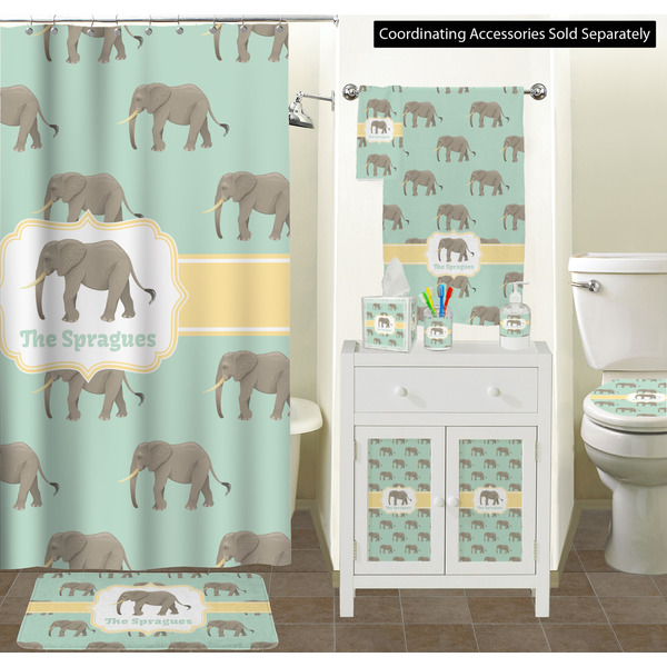 Elephant Bathroom Scene