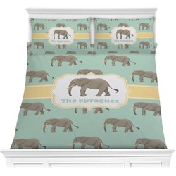Elephant Comforter Set - Full / Queen (Personalized)