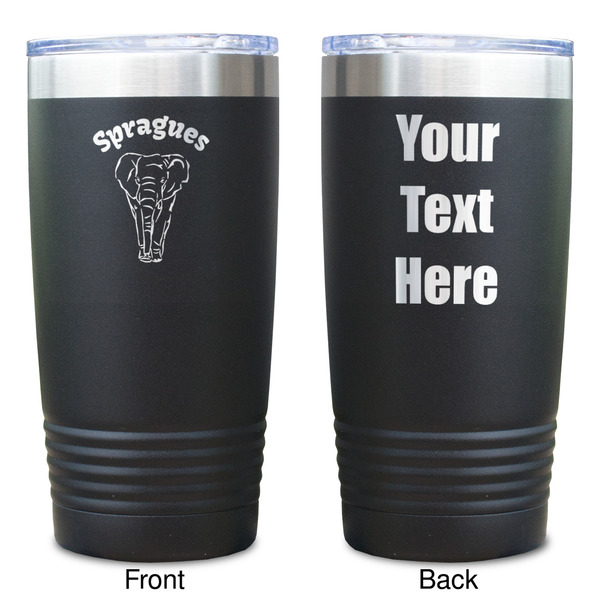 Elephant Black Polar Camel Tumbler - 20oz - Double Sided  - Approval