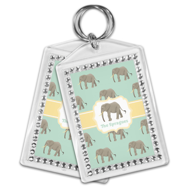 Elephant Bling Keychain - MAIN