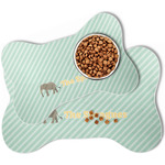 Elephant Bone Shaped Dog Food Mat (Personalized)