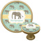 Elephant Cabinet Knob - Gold (Personalized)