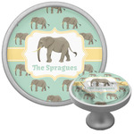 Elephant Cabinet Knob (Silver) (Personalized)