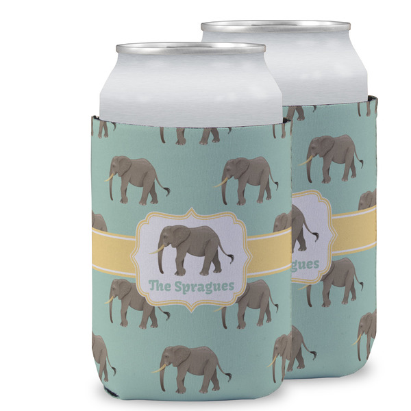 Custom Elephant Can Cooler (12 oz) w/ Name or Text
