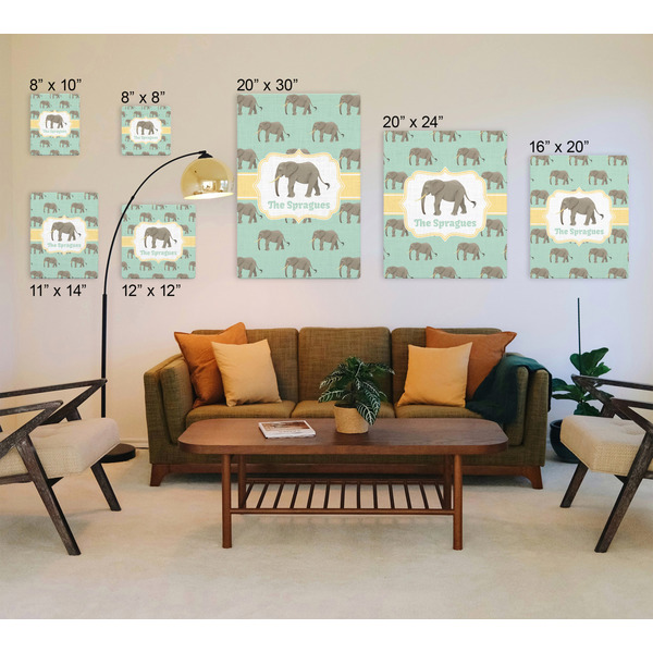 Elephant Canvas Prints - Multiple Sizes