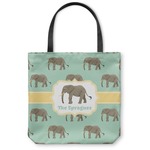 Elephant Canvas Tote Bag - Medium - 16"x16" (Personalized)