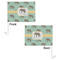 Elephant Car Flag - 11" x 8" - Front & Back View