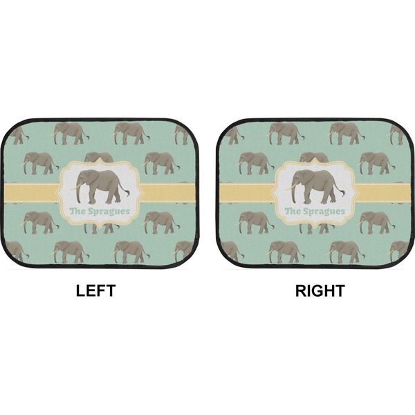 Elephant Car Floor Mats (Back Seat) (Approval)