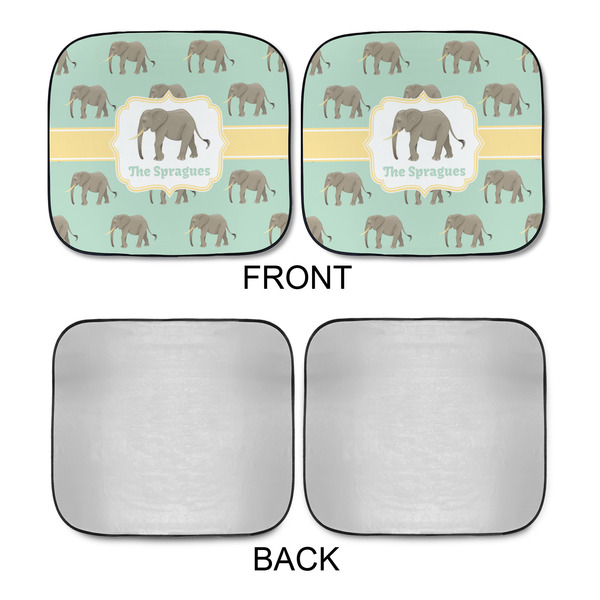 Elephant Car Sun Shades - APPROVAL