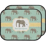 Elephant Car Floor Mats (Back Seat) (Personalized)