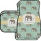 Elephant Car Floor Mats Set - 2 Front & 2 Back (Personalized)