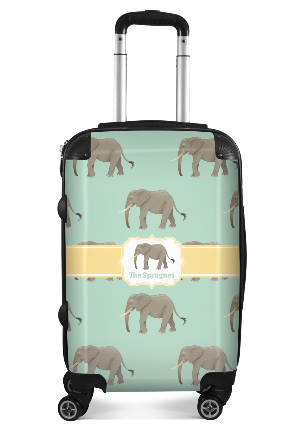 INTERESTPRINT African Bush Elephants Travel Overnight Carry on Bag 