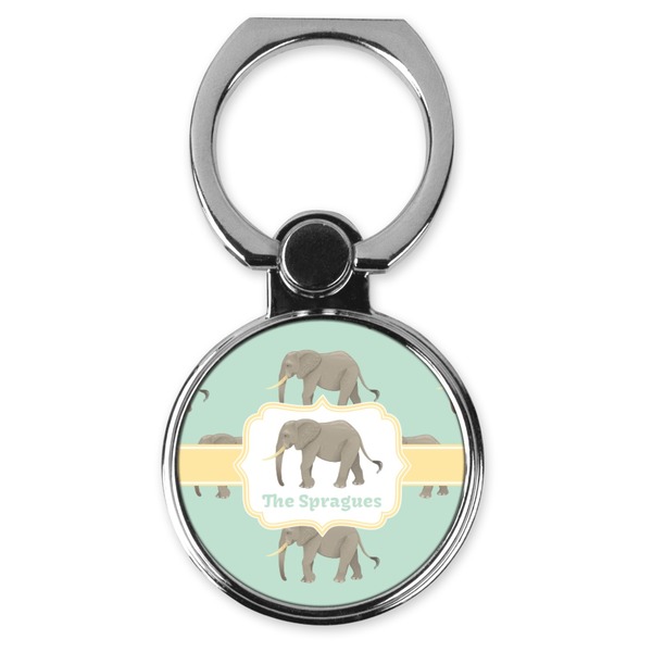 Custom Elephant Cell Phone Ring Stand & Holder (Personalized)
