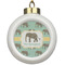 Elephant Ceramic Ball Ornament (Personalized)