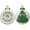 Elephant Ceramic Christmas Ornament - X-Mas Tree (APPROVAL)