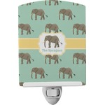 Elephant Ceramic Night Light (Personalized)