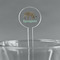 Elephant Clear Plastic 7" Stir Stick - Round - Main