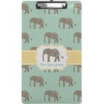 Elephant Clipboard (Legal Size) (Personalized)