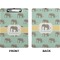 Elephant Clipboard (Letter) (Front + Back)