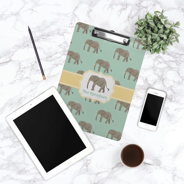 Elephant Clipboard - Lifestyle Photo