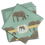 Elephant Cloth Napkins (Set of 4) (Personalized)
