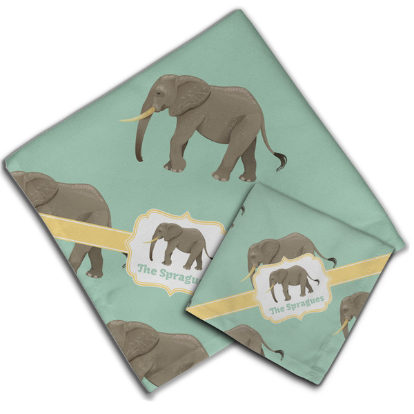 Elephant Cloth Napkins - Personalized Lunch & Dinner (PARENT MAIN)
