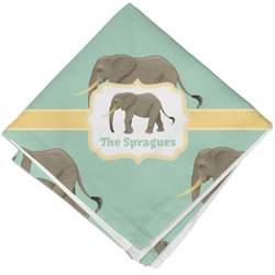 Elephant Cloth Napkin w/ Name or Text