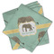 Elephant Cloth Napkins - Personalized Lunch (PARENT MAIN Set of 4)