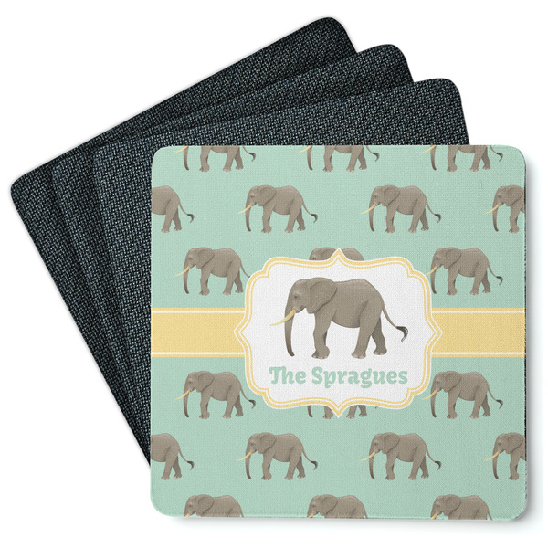 Elephant Coaster Rubber Back - Main