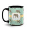 Elephant Coffee Mug - 11 oz - Black
