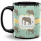 Elephant Coffee Mug - 11 oz - Full- Black